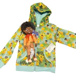✅New! Disneys Encanto Zip Hoodie for Kids + Encanto Antonio Plush